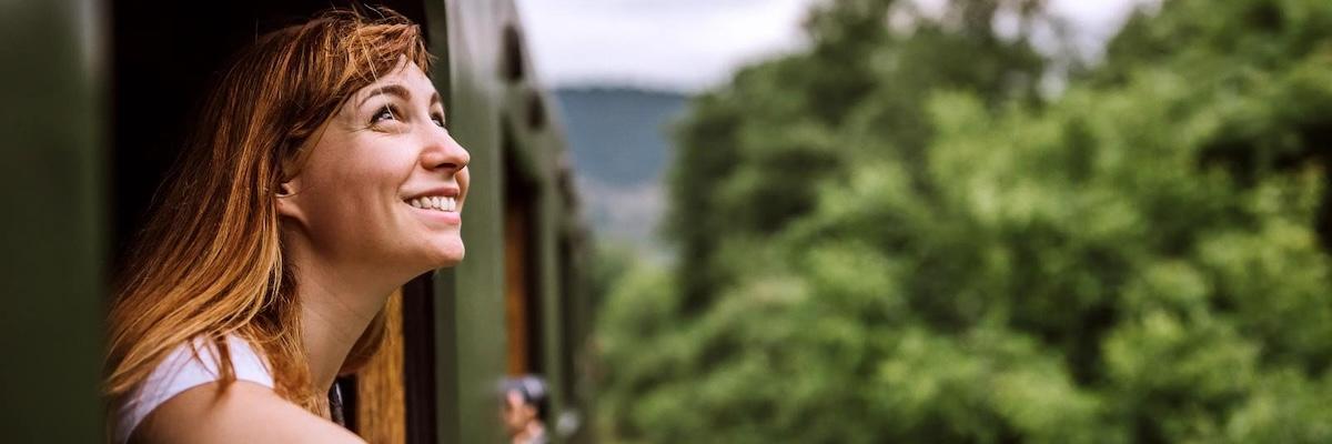 Ride the Rail Collection: 60 joyful train journeys - background banner